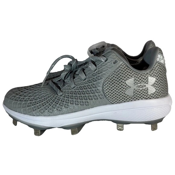 Under Armour Glyde 2 MT Womens Size 9 Grey Softball Metal Cleats New - Picture 7 of 7